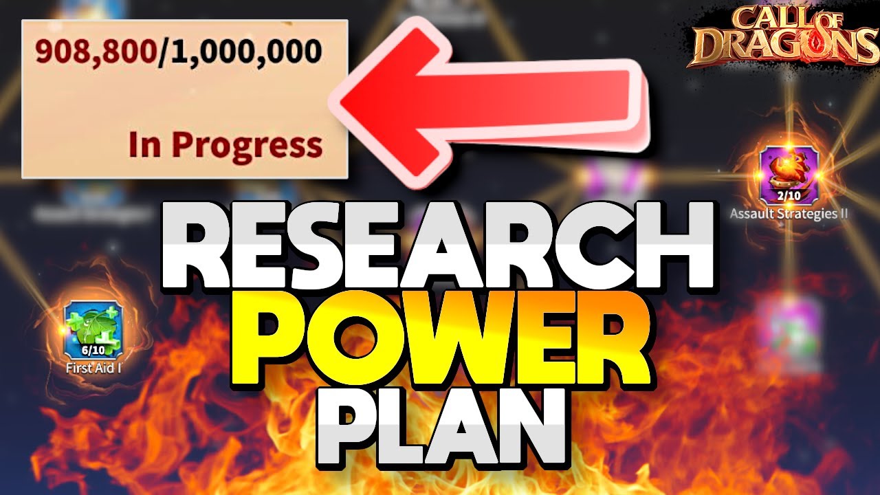 My 1.5 Million Power Research Plan in Call of Dragons