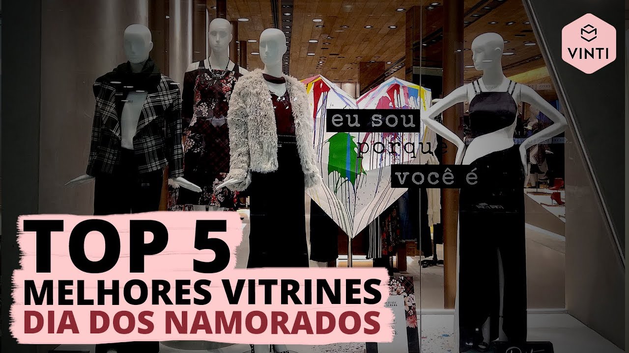 Vitrine Dia dos Namorados - 5 vitrines lindas para você se inspirar