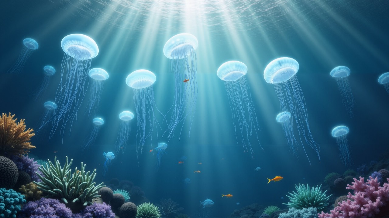 🌊 A Peaceful Fish Journey Underwater with Soft Flute Music for Mind Calm and Gentle Healing 🌙