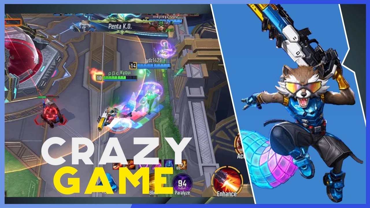 Rocket Raccoon Is Pretty OP | Marvel Super War