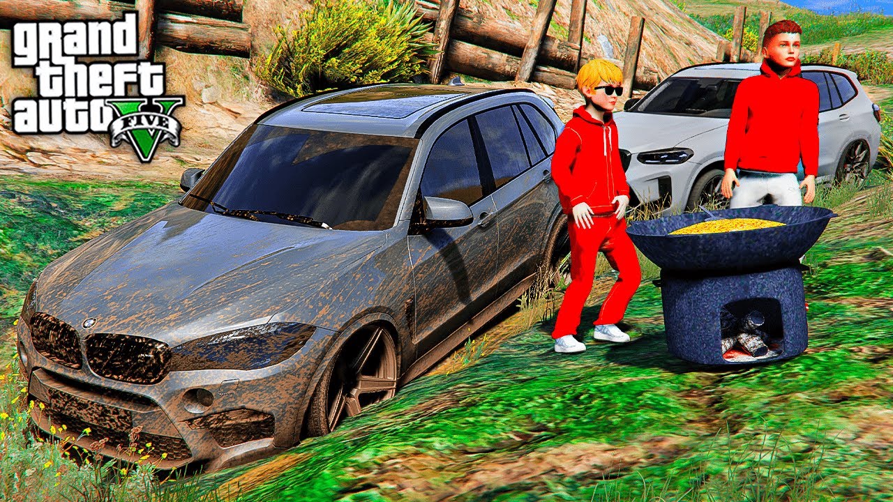 ПОЕХАЛИ С СЕРЕГОЙ НА ОФФРОАД НА BMW X5m и BMW X3m - ЖИЗНЬ ПЕРЕКУПА В GTA 5 ⚡ГАРВИН