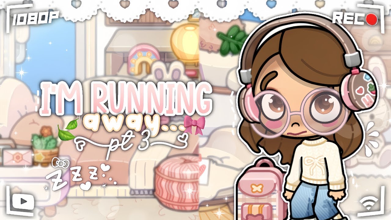 I'M RUNNING AWAY... *PART 3*🏃🏻‍♀️🎀🎒| *VOICED🔊* || AVATAR WORLD