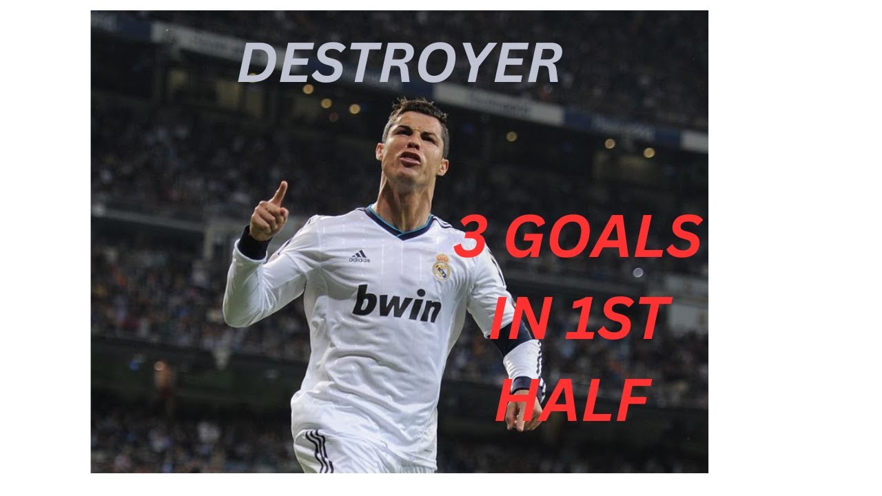 cristiano ronaldo was insane HATTRICK in first half OMG!!