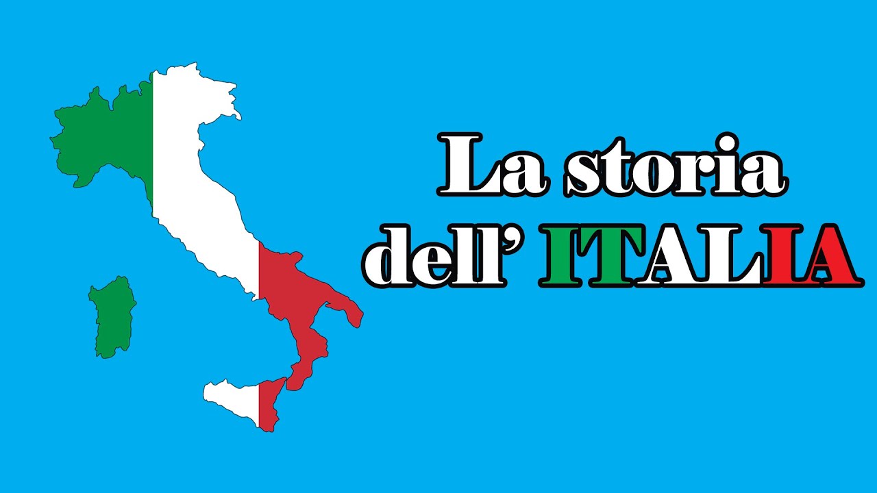 TUTTA la STORIA dell'ITALIA in dieci minuti (dalla preistoria ad oggi).