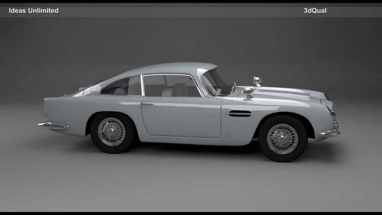 3d Aston Martin DB5 Model by Tony Coleman @ Ideas Unlimited