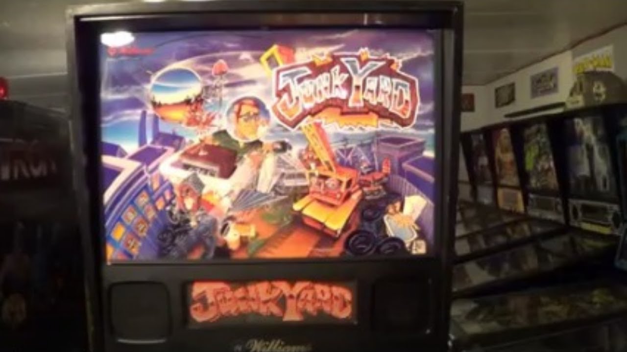 JUNK YARD PINBALL MACHINE - BY WILLIAMS 1996