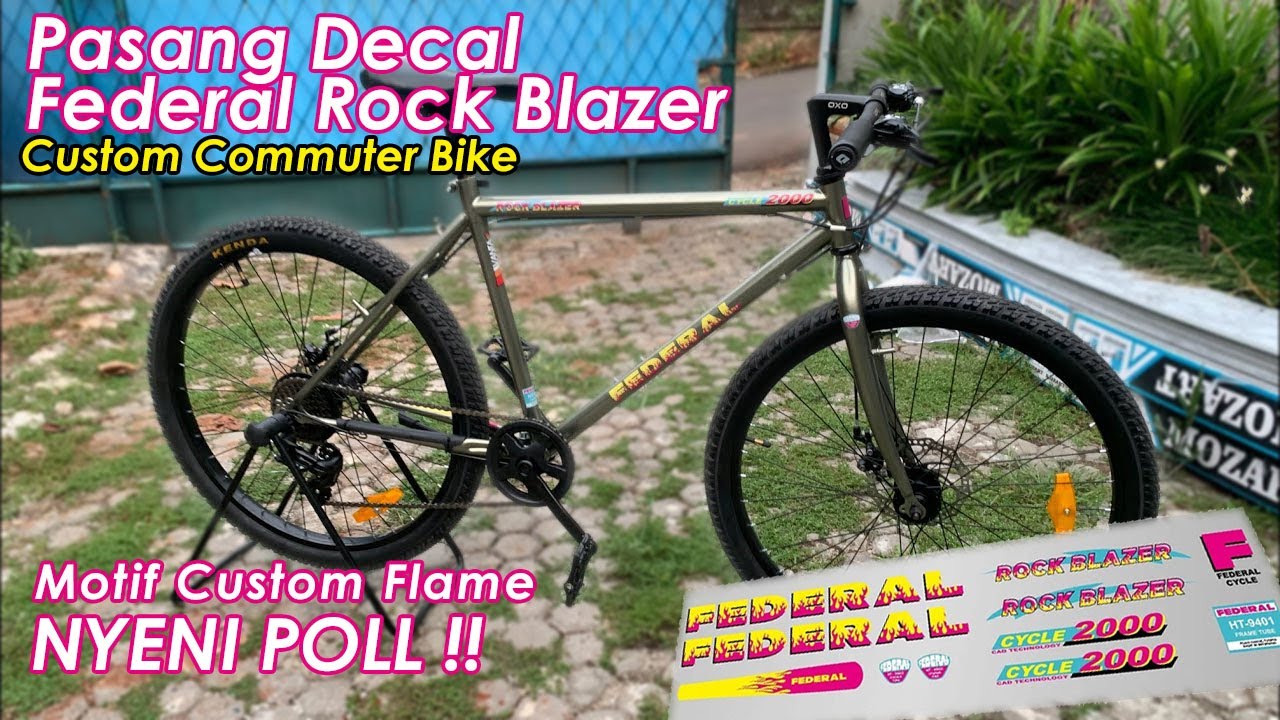 Federal Rock Blazer jadi Commuter Bike Kalcer! - Part 2 Restorasi Sepeda