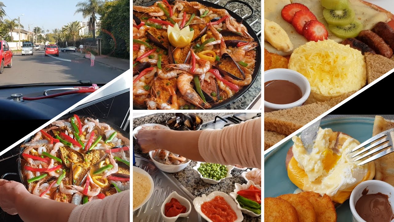 PAELLA | بايلا شمالية من يديدات ماما من أروع ما دقت فحياتي 😋🥘 برانتش يا سلام على برا مع العائلة 🥞🥪❤