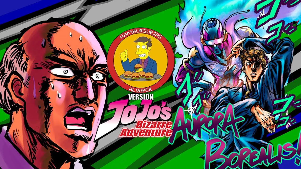 Hamburguejas al vapor - Versión  JOJO Bizarre Adventure