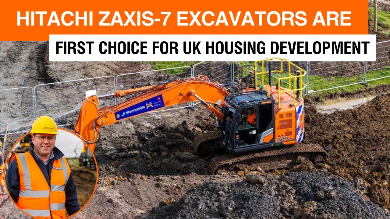 Hitachi Zaxis-7 excavators are first choice for UK housing development