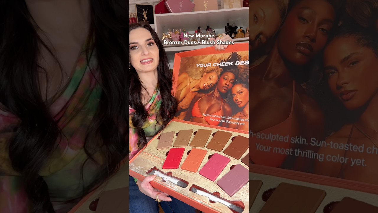 Новые двойные бронзеры и румяна Morphe #шорты