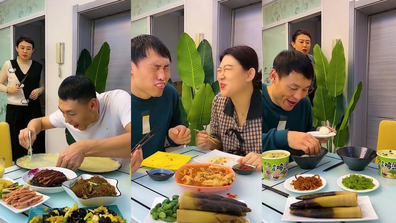 Trending 🔥 Funny Husband Wife Yummy Food Eating Challenge||Prank 😂🤫||Comedy 🤣🤣
