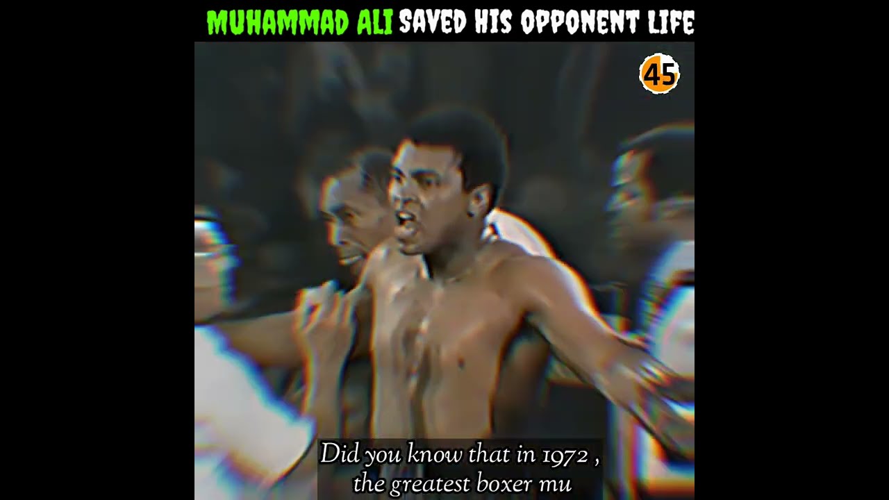 😯Muhammad Ali Saved His opponent Life 😮 #shorts #muhammadali #viral
