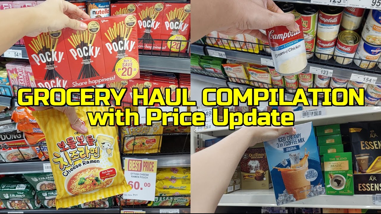 GROCERY HAUL COMPILATION WITH PRICE UPDATE Philippines 2024