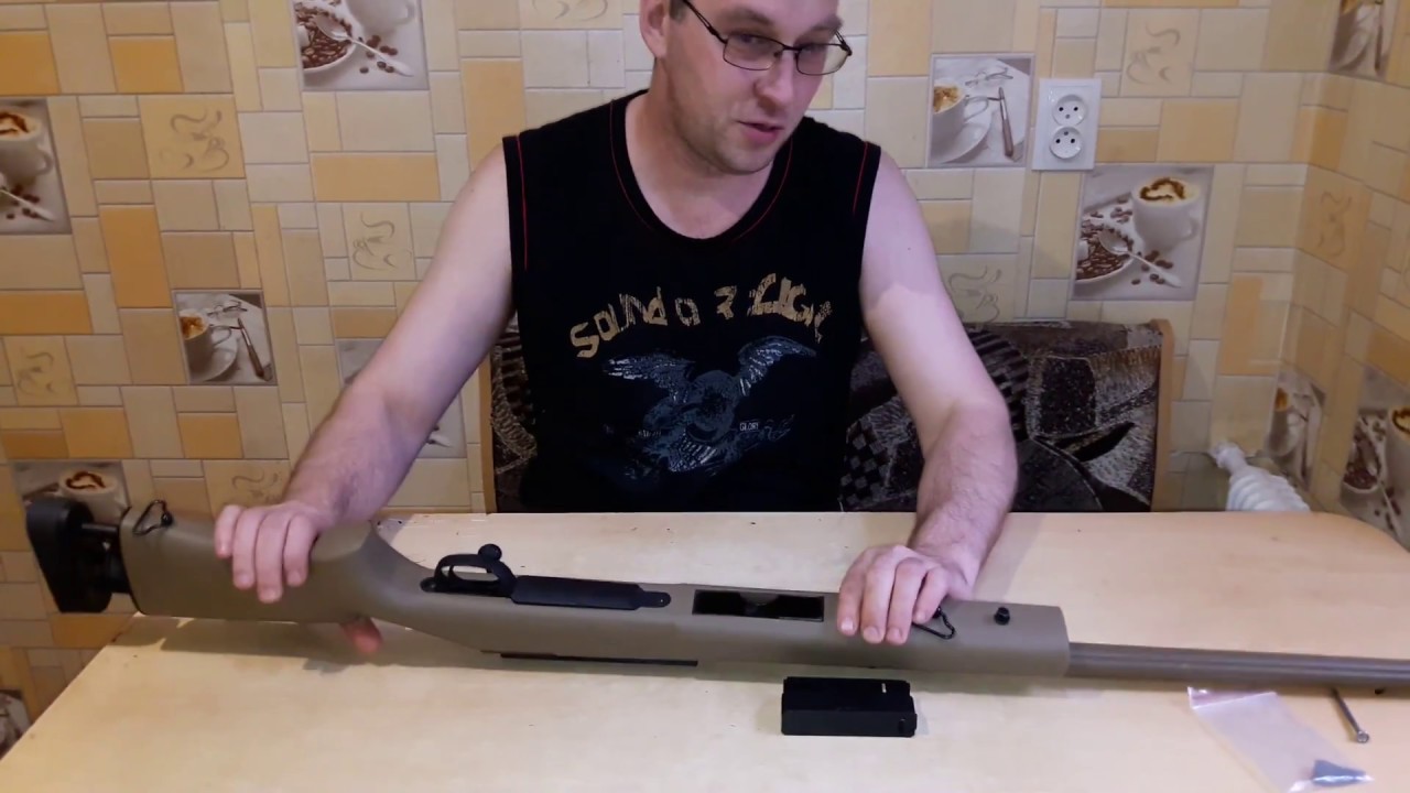 Обзор страйкбольной  снайперской винтовки Cyma M24 spring (CM702C)