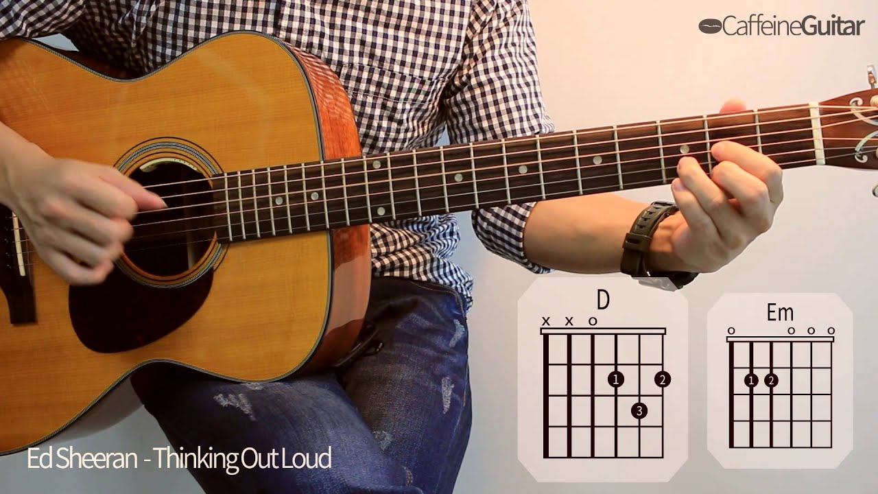 Thinking Out Loud - Ed Sheeran | 기타 연주, Guitar Cover, Lesson, Chords