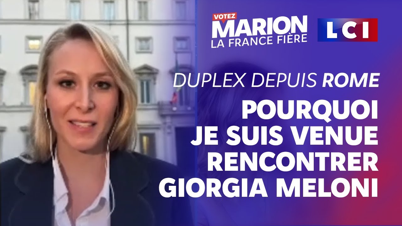 Marion Maréchal invitée de LCI