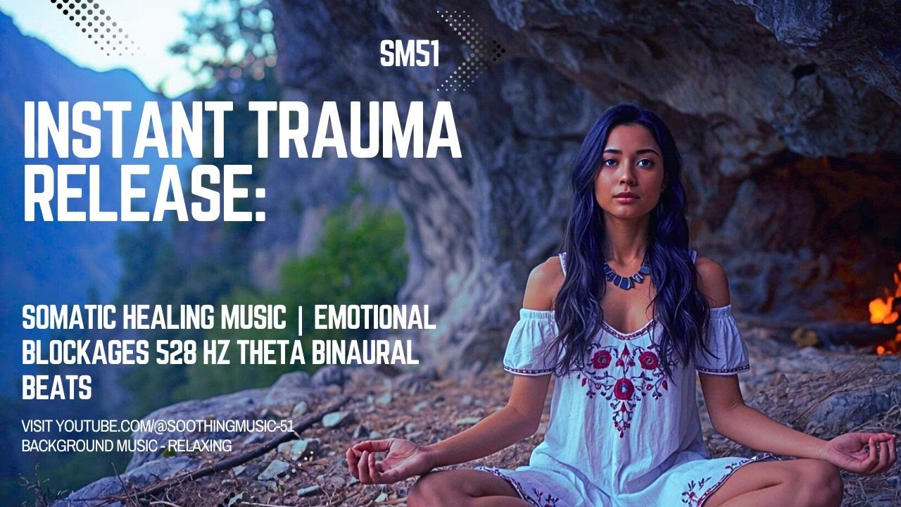 INSTANT Trauma Release: Somatic Healing Music | Emotional Blockages 528 Hz Theta Binaural Beats SM51