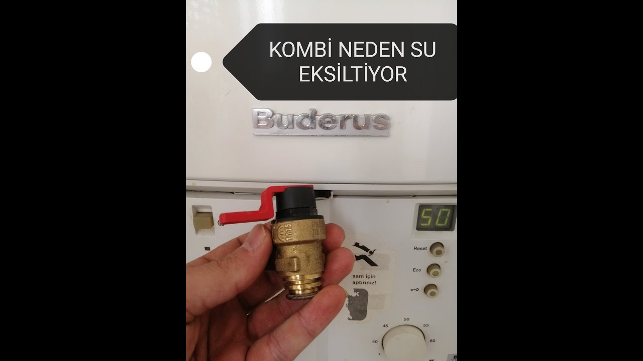 Kombi Neden Su Eksiltir..? Emniyet ventili değişimi ( Bolu Kombi Servisi )