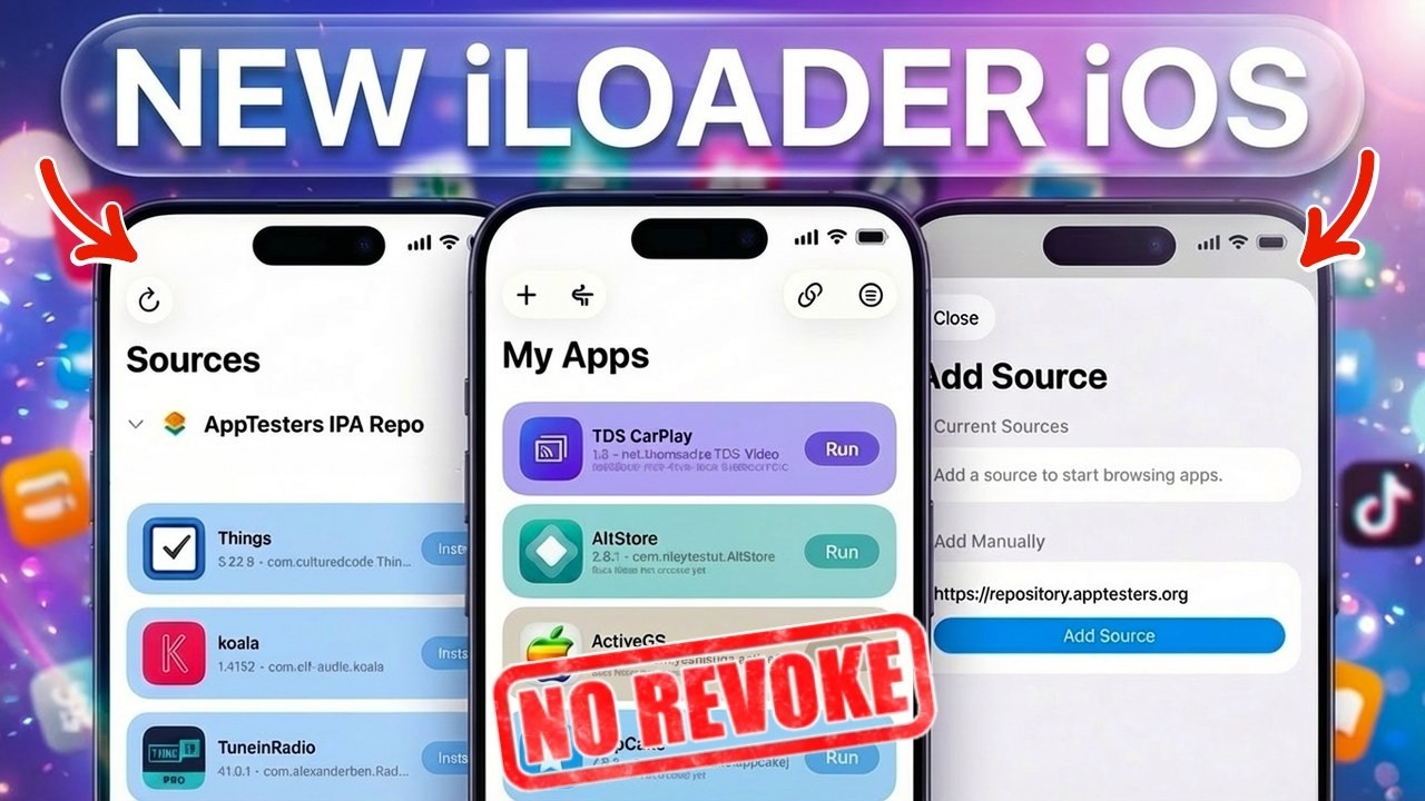 НОВИНКА iLoader iOS &mdash; Самый простой установщик IPA-файлов. Неограниченное количество приложений и...