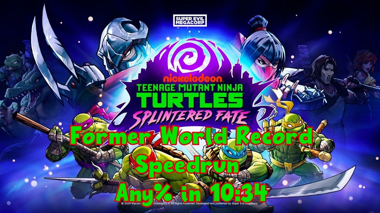 Teenage Mutant Ninja Turtles: Splintered Fate Speedrun in 10m34s