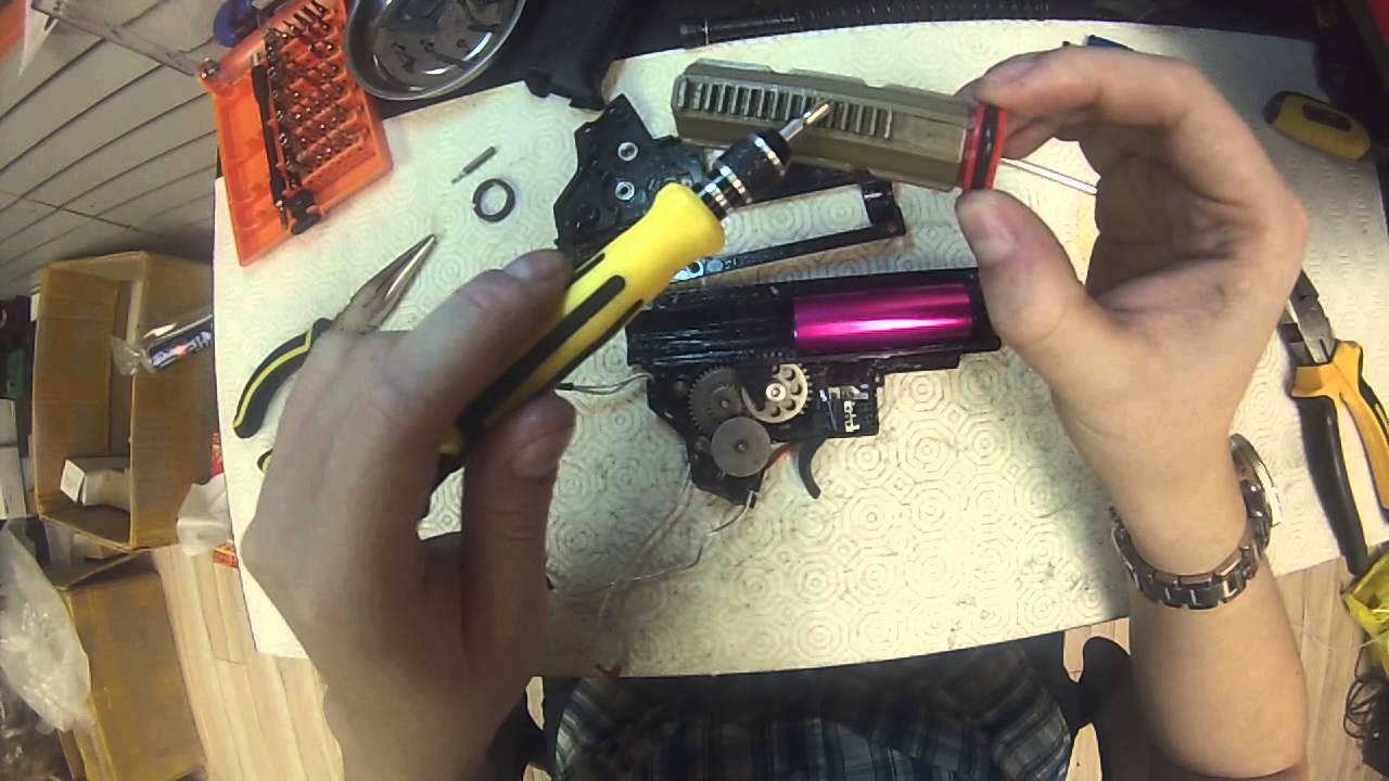 Ares Amoeba Honey Badger Disassembly Ver 2 Gearbox