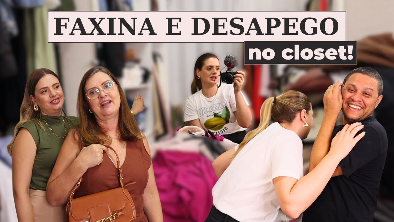 Faxina e desapego no closet: Até o Lucas desapegou!