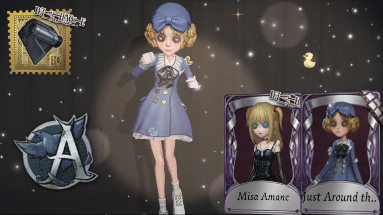 Mechanics Most Forgotten Skins! “Misa Amane” + “Just Around the Corner” Legendary Rank | Identity V