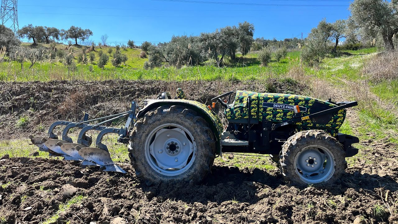 DEUTZ 55 F KEYLİNE YENİ ALPLER PULLUK TEST (4/8 numara 30 ara )