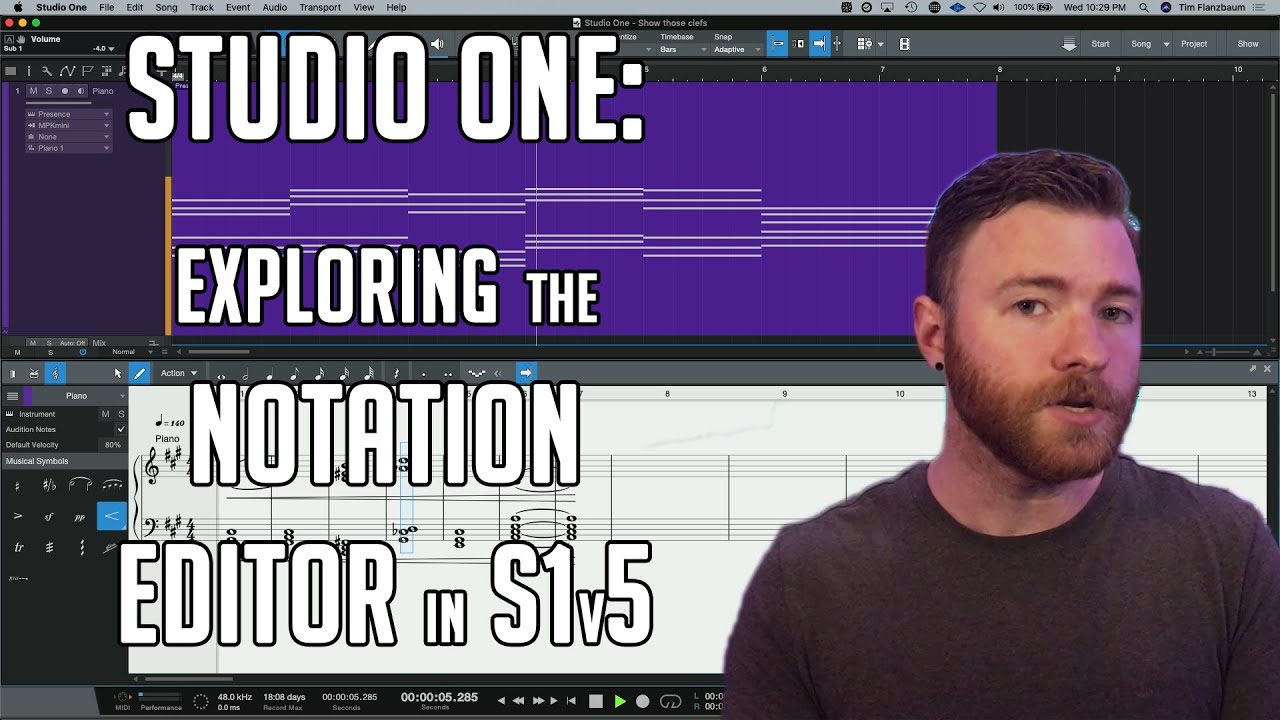 Studio One: Exploring the Notations Features in v5