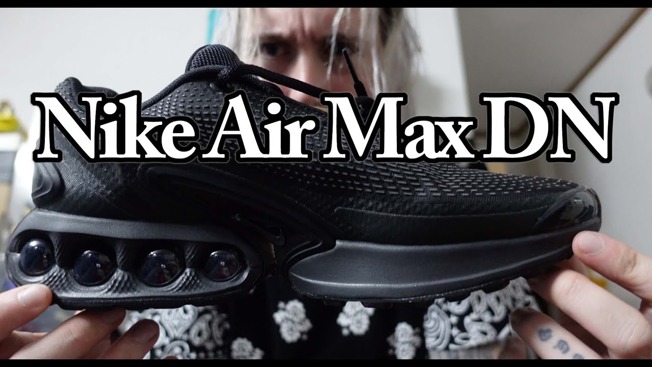 Распаковка и примерка Air Max DN | Потрясающий комфорт от Nike в чёрном/серо-сером цвете DK Smoke...