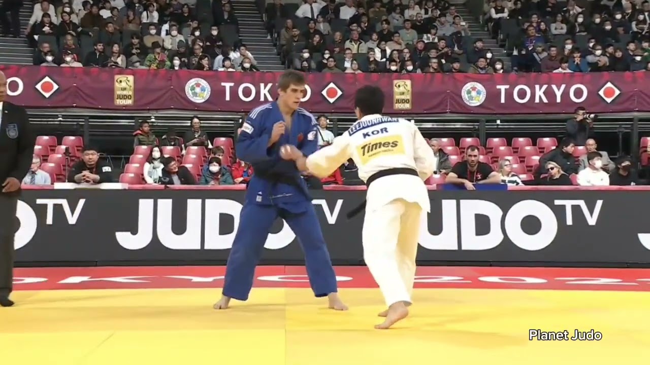 Joonhwan LEE 🇰🇷 🆚️ Francois GAUTHIER DRAPEAU 🇨🇦 | полуфинал /-81кг | Большой Шлем Токио 2023