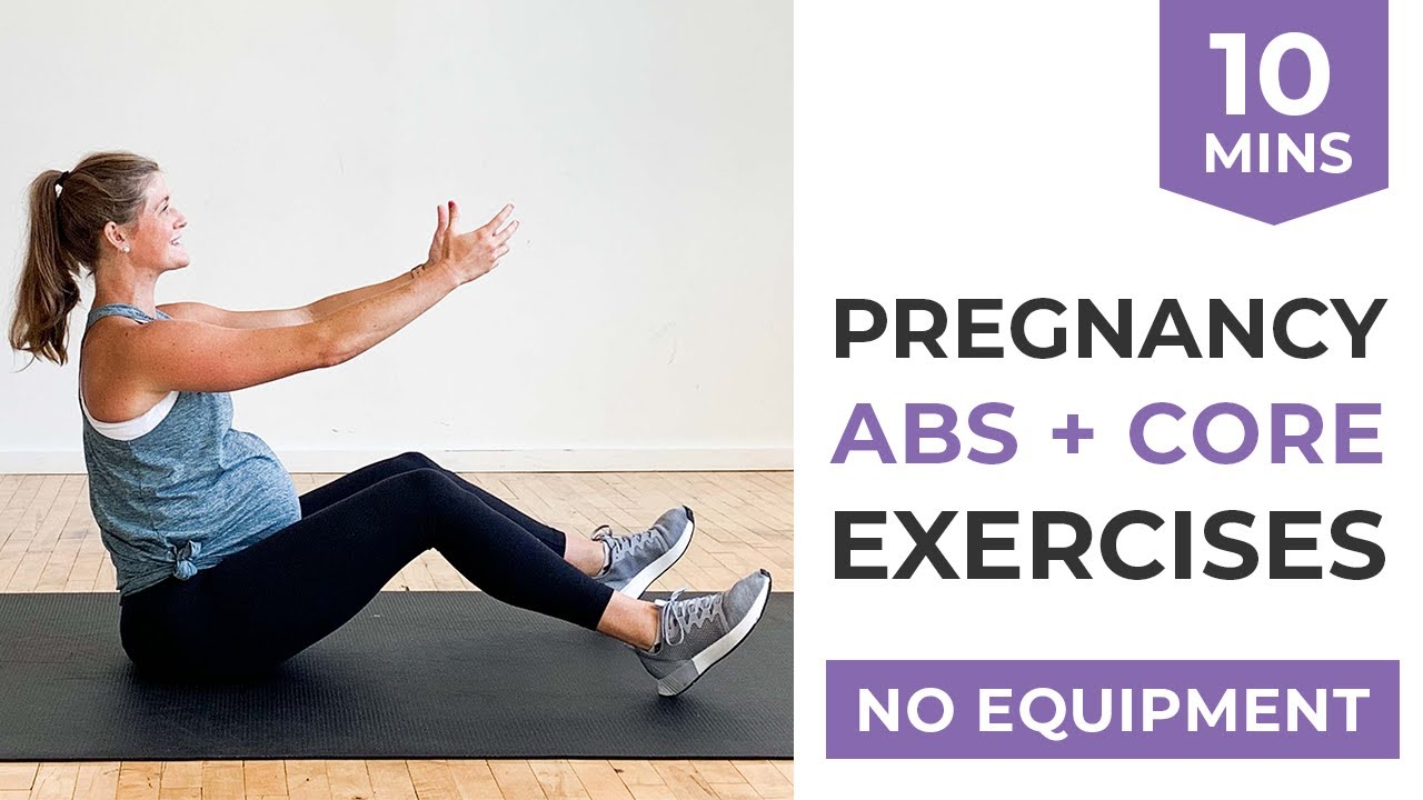 PREGNANCY CORE WORKOUT | Transverse Abdominal Breathing + Pregnancy Safe Ab Exercises