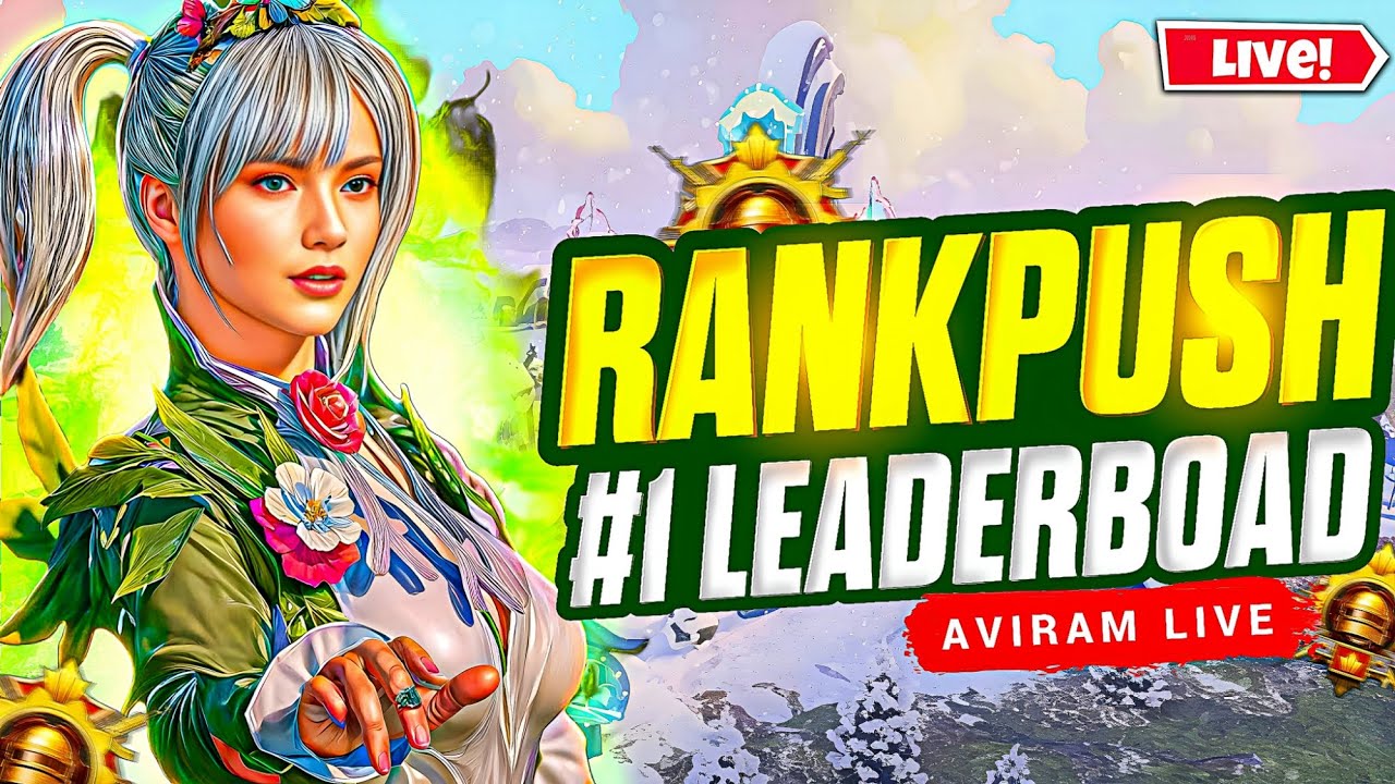 ROAD TO #1 LEADERBOARD || PLATINUM TO CONQUEROR RANK PUSH LIVE ||