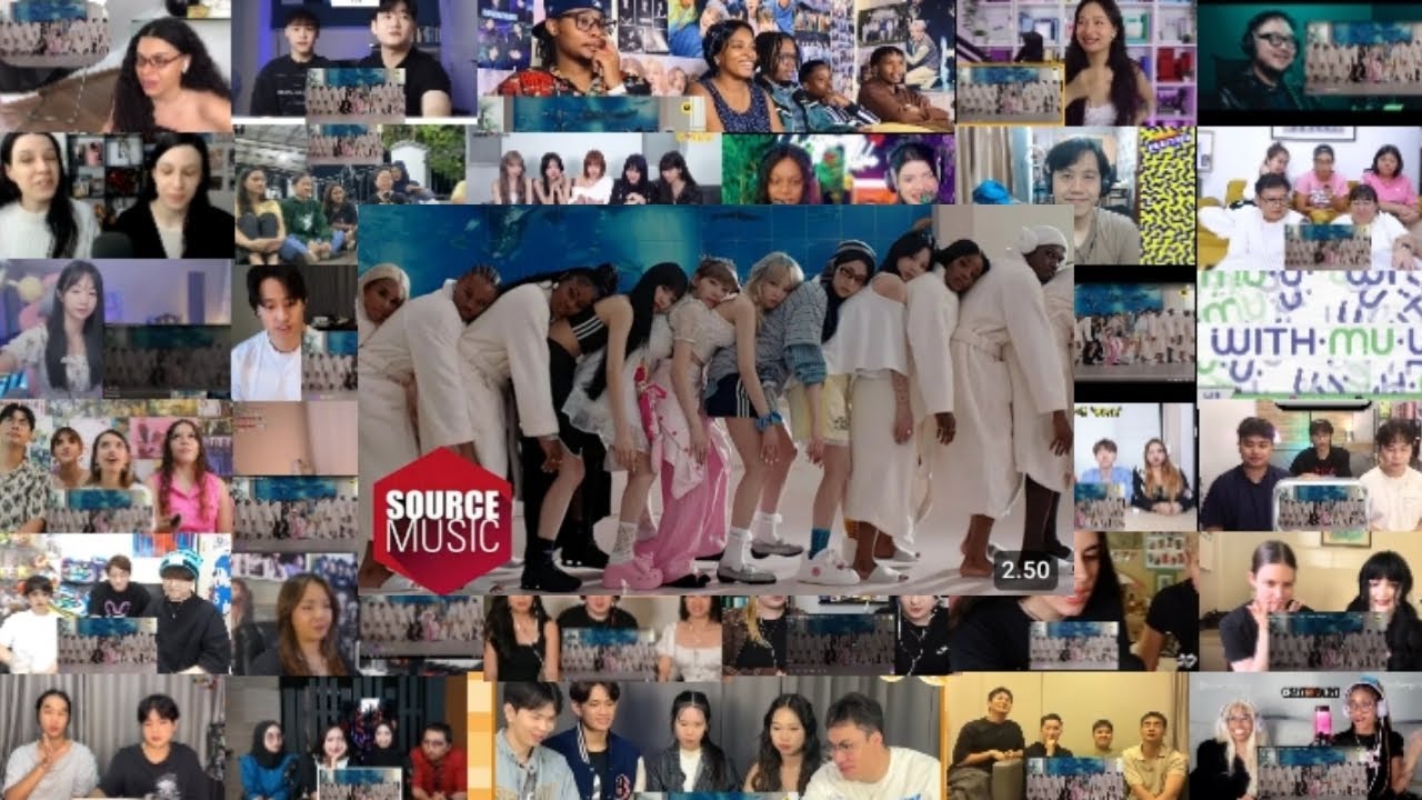 Le Sserafim 'Crazy' MV Kpop Reaction Mashup video