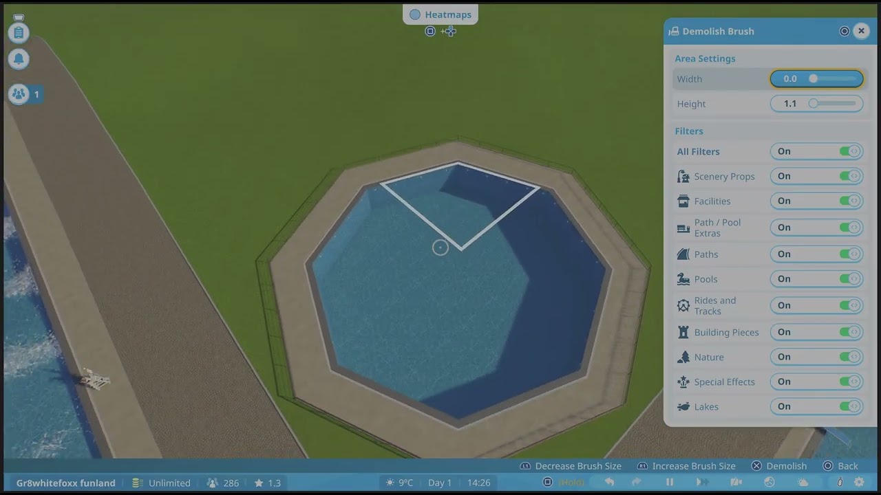 i played planet coaster 2 part two (NEW POOL'S)