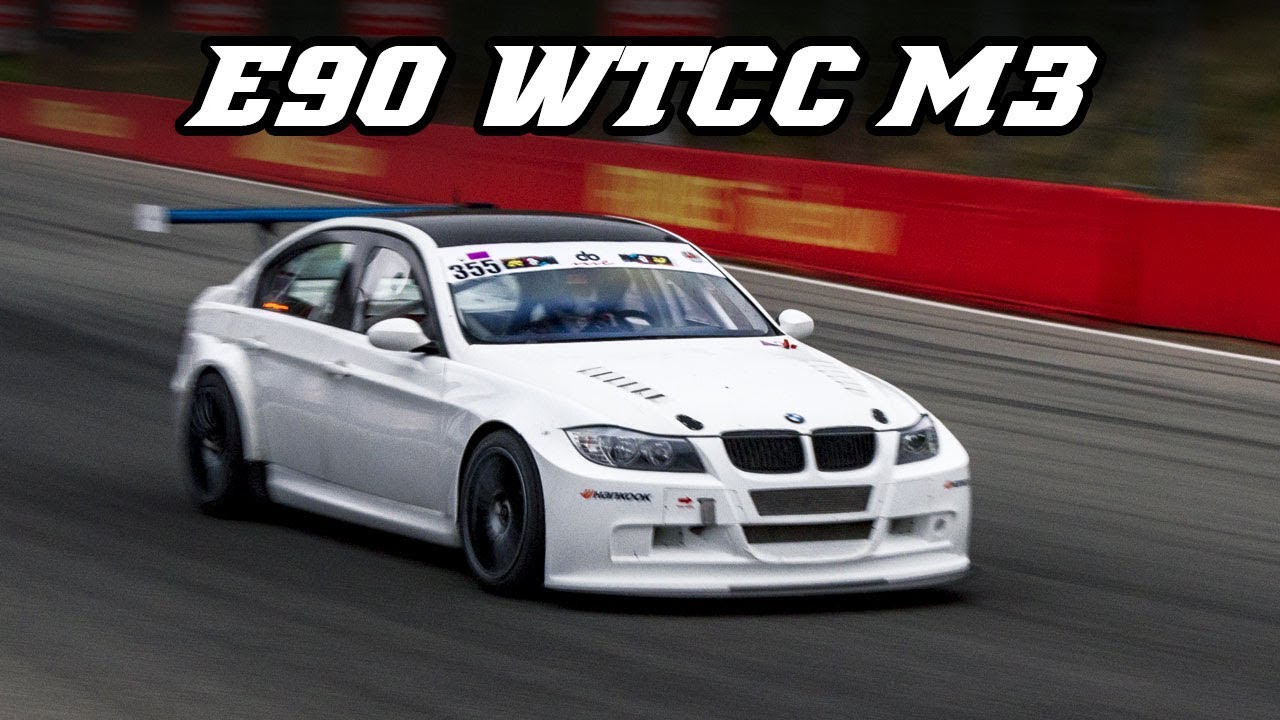 BMW E90 WTCC M3 with S54 engine  - Great intake sound (Zolder 2018)