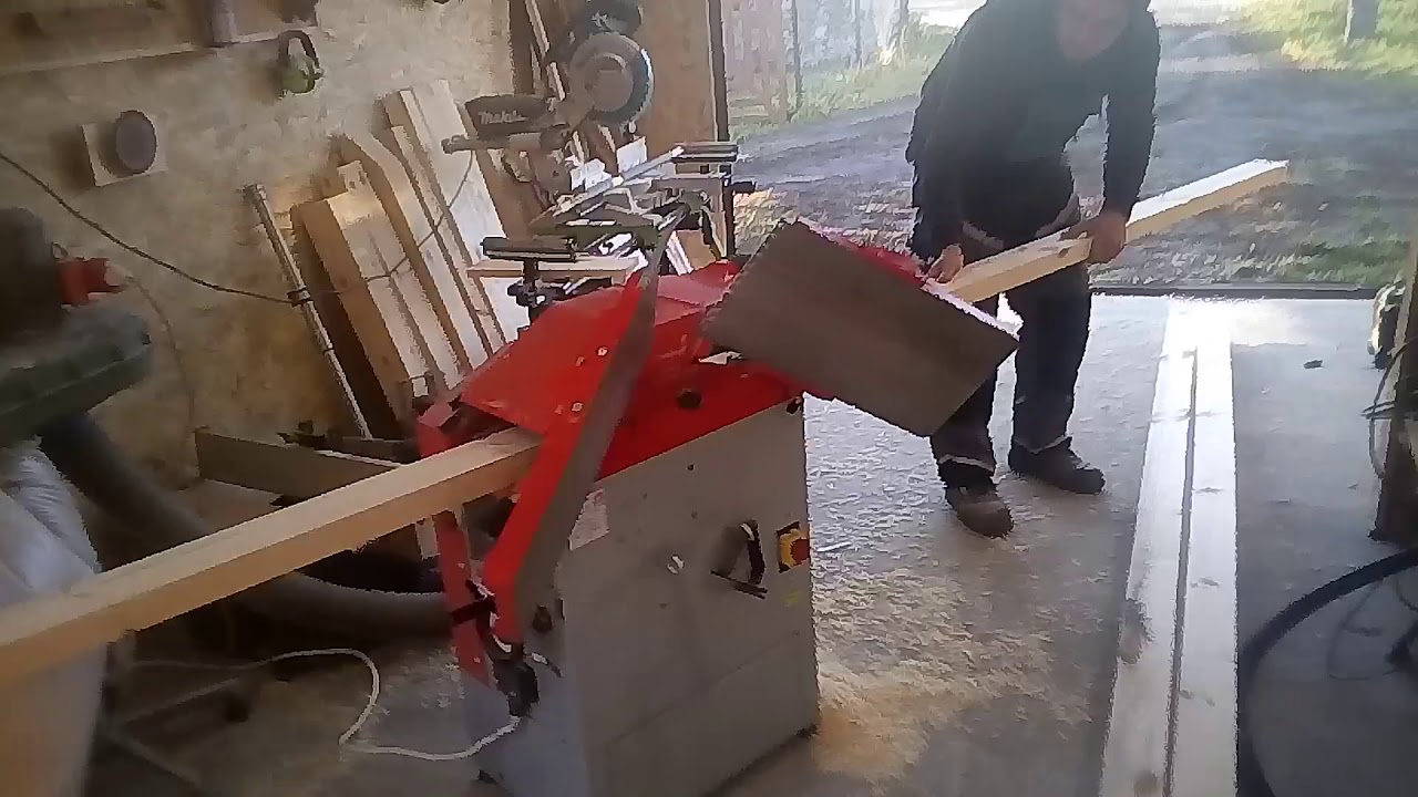 Holzman 260 Eco. Struganie kant&oacute;wek.