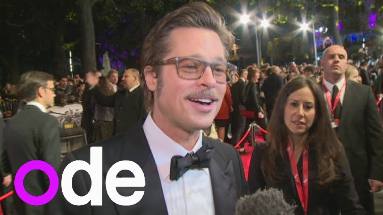 BRAD PITT INTERVIEW: Fury actor praises 'heroic' co-star Logan Lerman