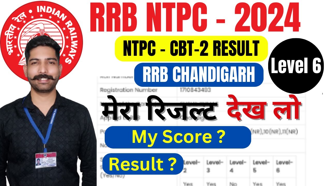 RRB NTPC CBT-2 Level 6 My Score | मेरा Score Card? My Result | Raw score? #rrbntpc