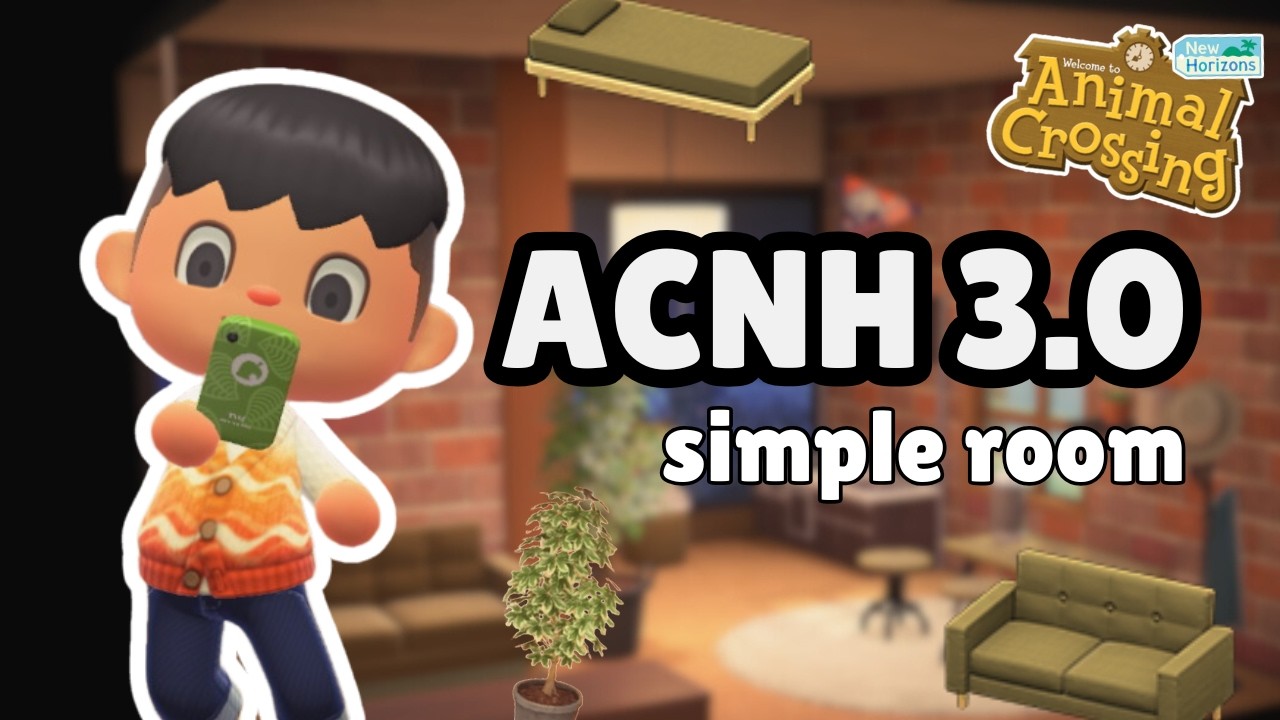 Simple Room | ACNH 3.0 Update | Animal Crossing New Horizons