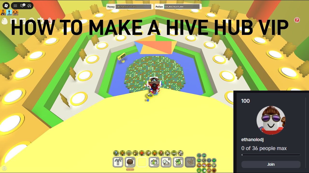 Как получить VIP-статус в HIVE HUB | Bee Swarm Simulator
