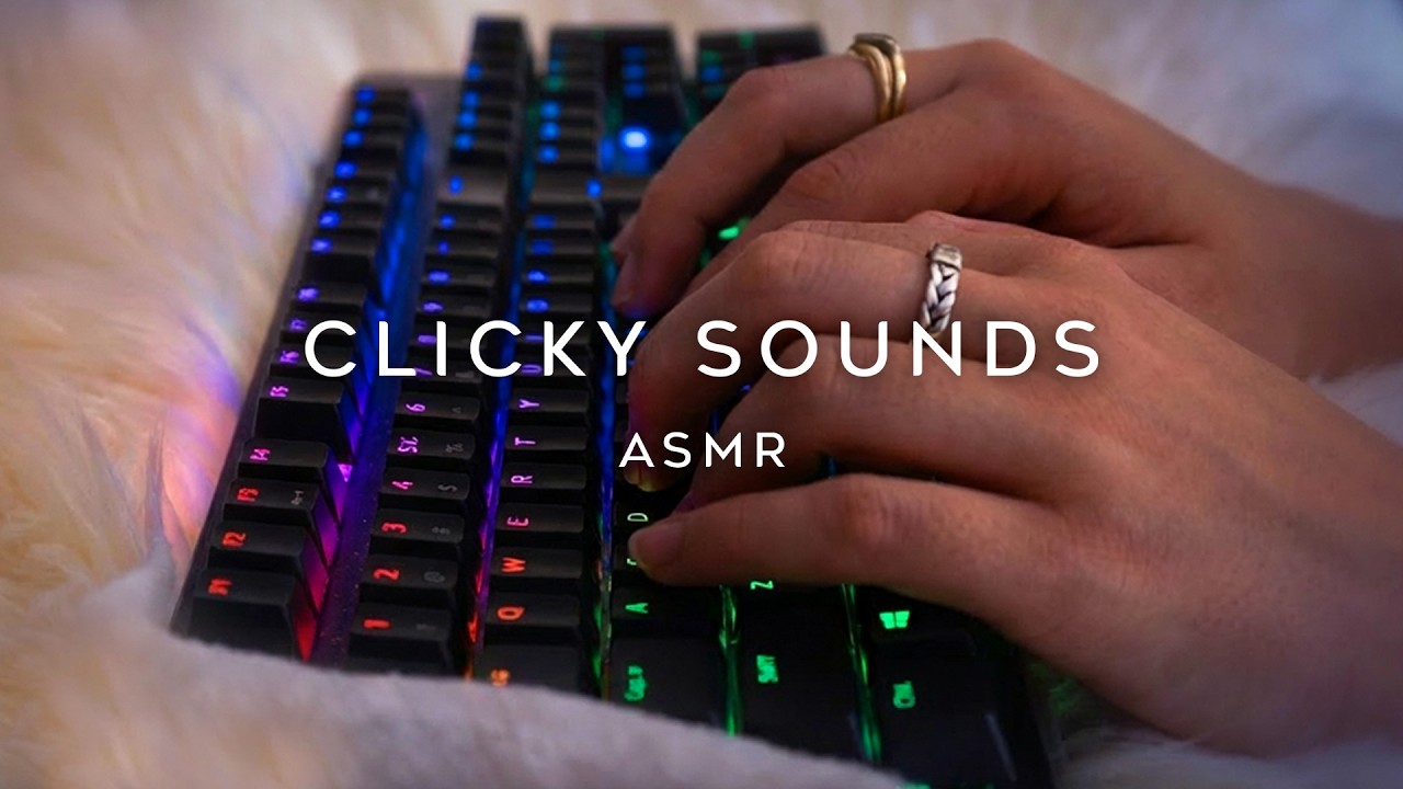 ASMR ✨ Mechanical Keyboard Typing (No Talking)