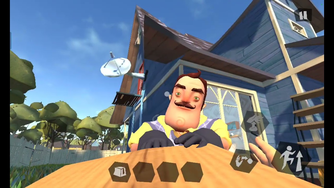 Hello neighbor bölüm 6 oyunu bitirdim part 2