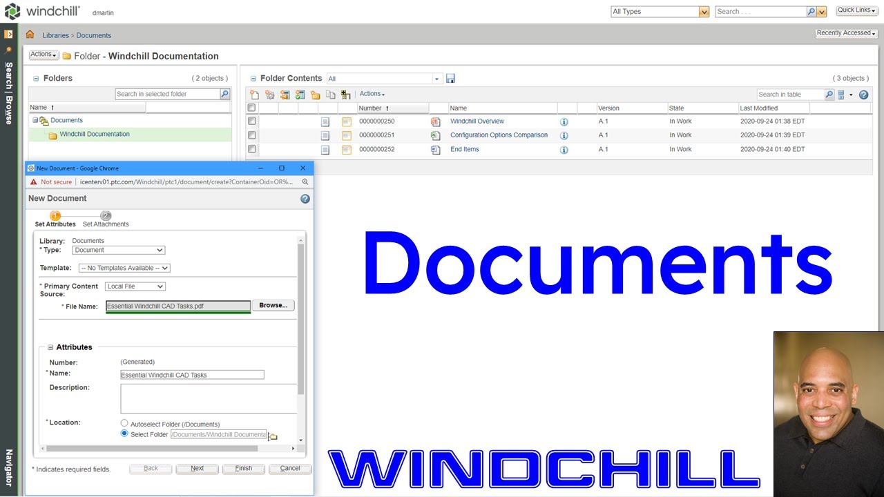 PTC Windchill — Создание документов