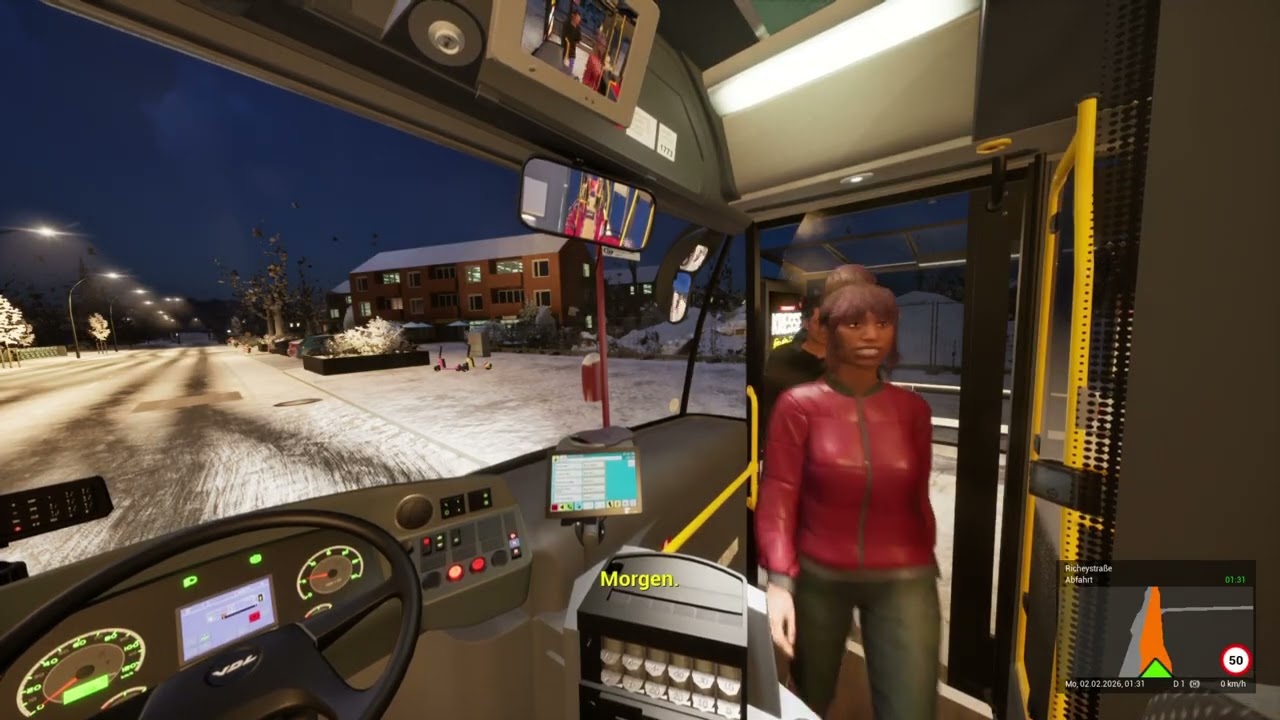 Neue NE linie 617 gefahren in The Bus