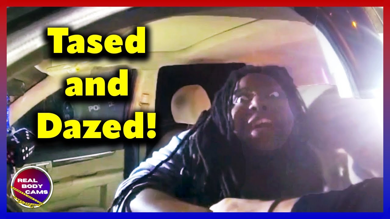 Entitled Woman Refuses to Get Out of Car - Gets Tased During Traffic Stop!