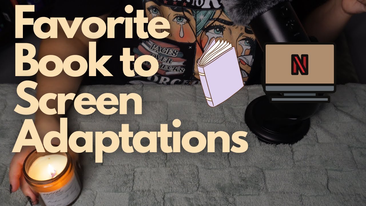 ASMR| My favorite book to screen adaptations📺 | Whispers, mic brushing, tapping
