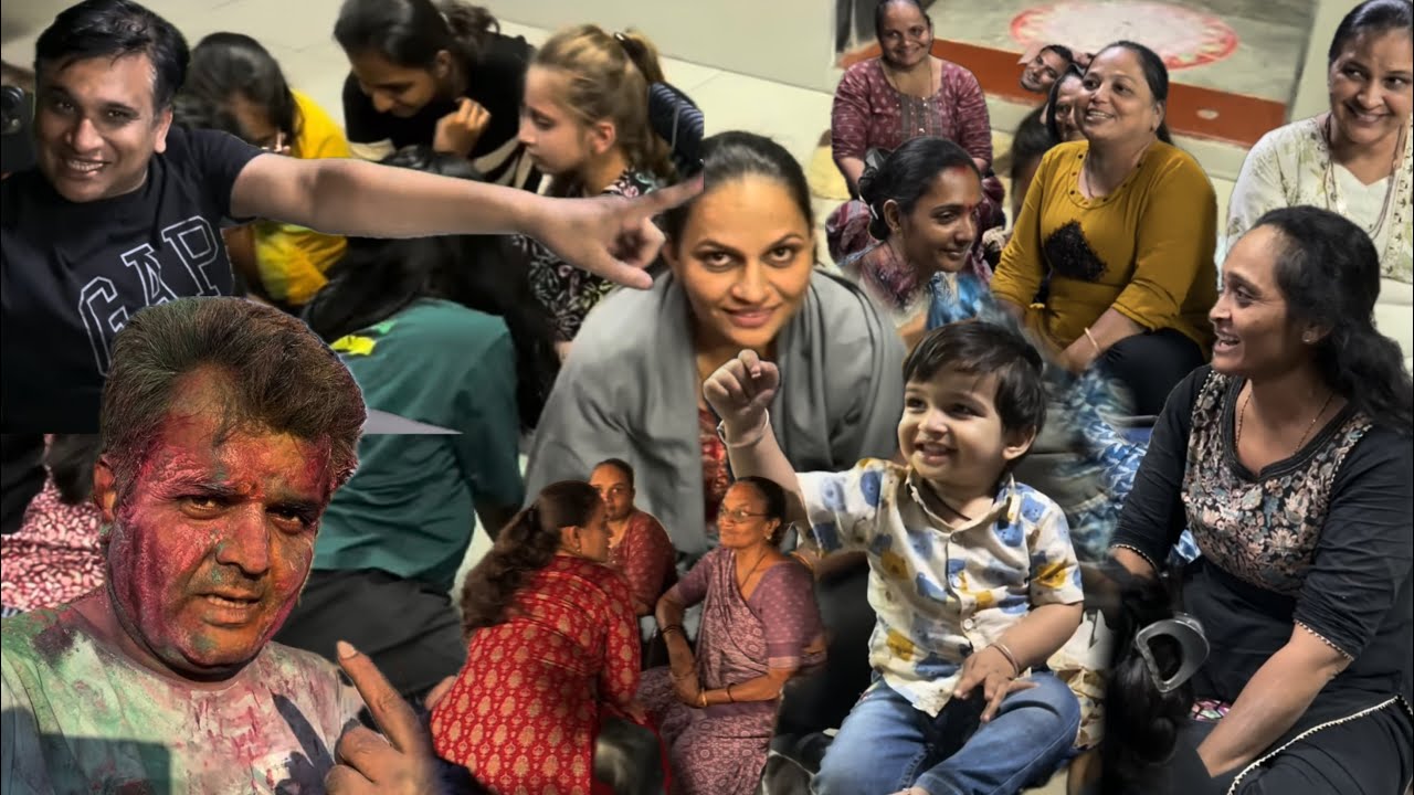 ત્રણેય બહેનો થઇને બધા ના ભાગના ઢોકળા ખાઇ ગયું ને સાંજે રસ રોટલી ખાઇને ફટાણા ની મહેફીલ જામી...!!!