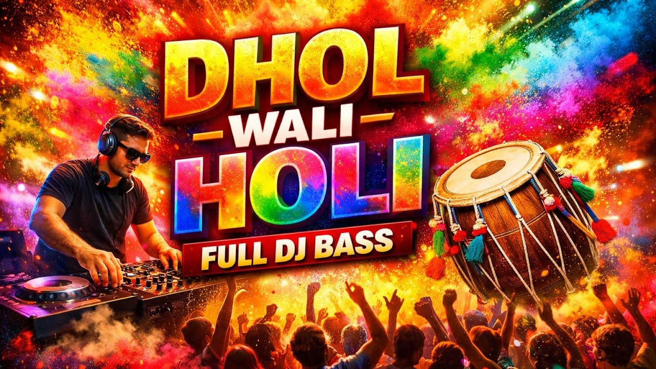 Holi Song 2026, 🔥 DHOL WALI HOLI – FULL POWER DJ SONG